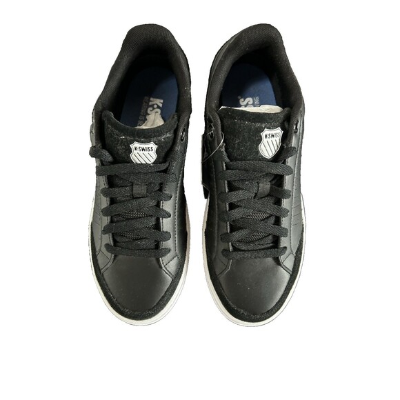 K-SWISS Men's COURT BLOCK Sneaker Black/White Size 6.5 /EUR 39 - Picture 4 of 10